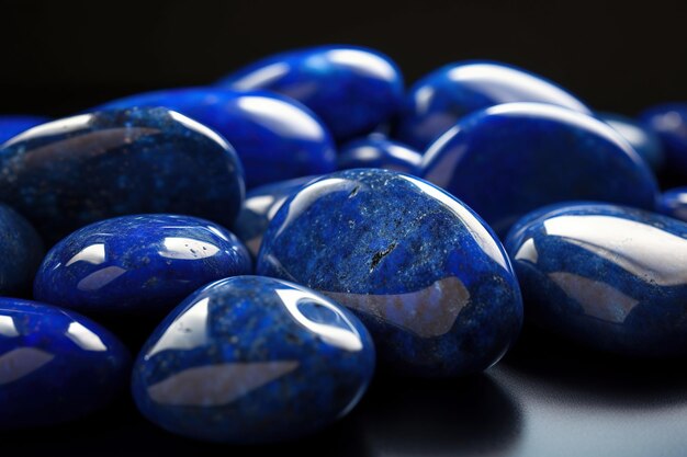 Fundo de pedras azuis sem costura