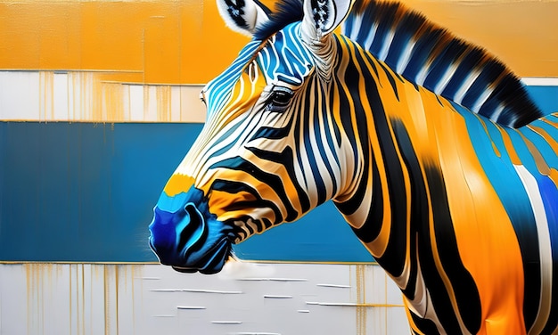 Foto fundo de pele de zebra