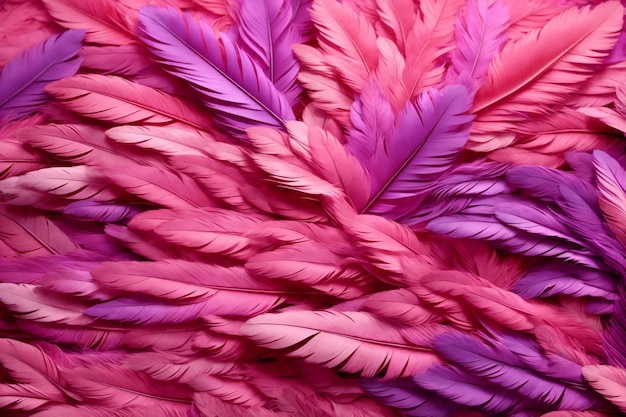 Foto fundo de pena rosa pena papel de parede penas fundo fofo textura de pena padrão de pena textura de pena textura de pele ia generativo