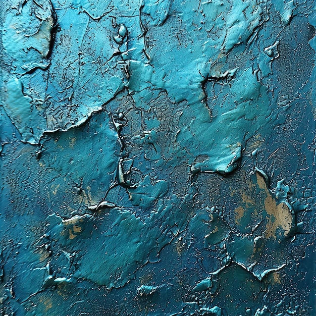 Foto fundo de pintura azul texturizado