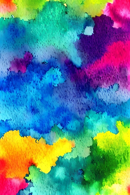 Fundo de pintura em aquarela