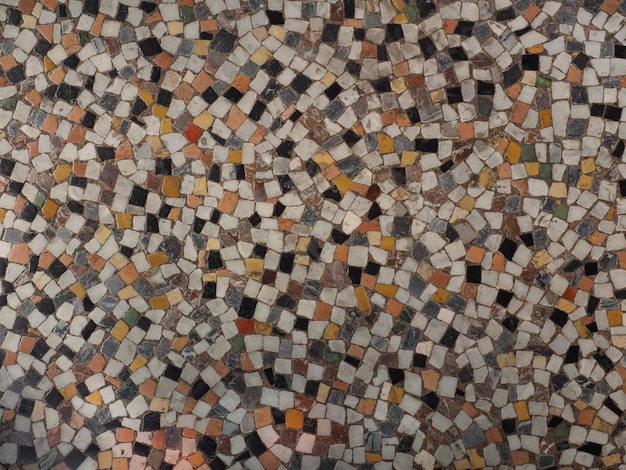 Foto fundo de piso de pedra em mosaico