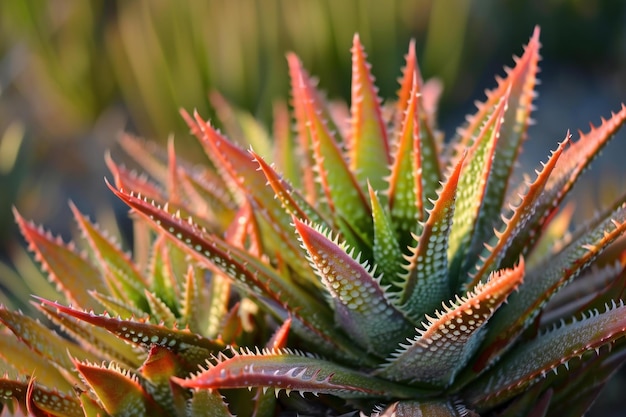 Fundo de planta de aloe vibrante Gerar Ai