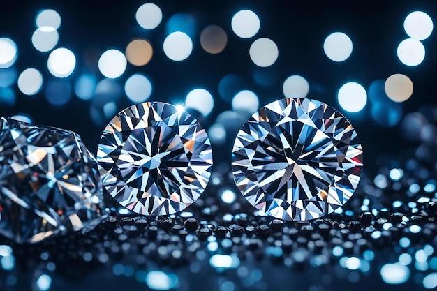 Fundo de produto de diamante hiper-realista