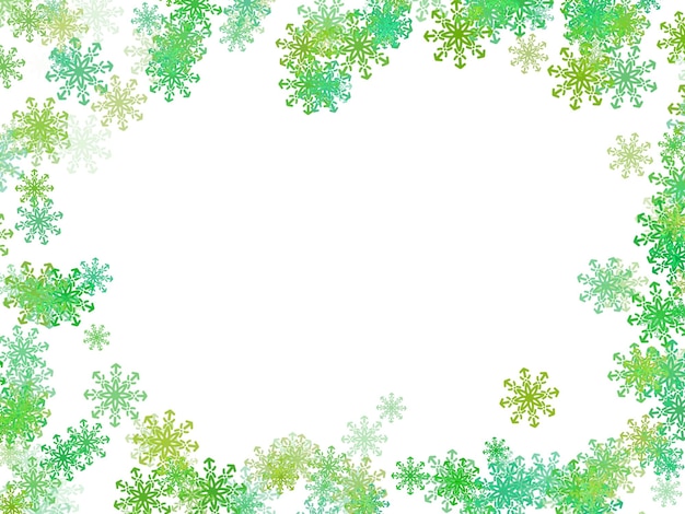 Fundo de quadro de floco de neve de Natal