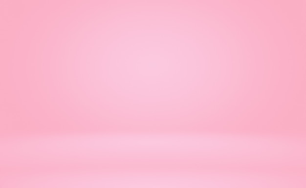 Fundo de quarto estúdio abstrato vazio suave rosa claro usar como montagem para displaybannertemp de produto ...