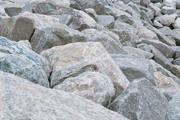 Fundo de rochas de granito cinza e marrom