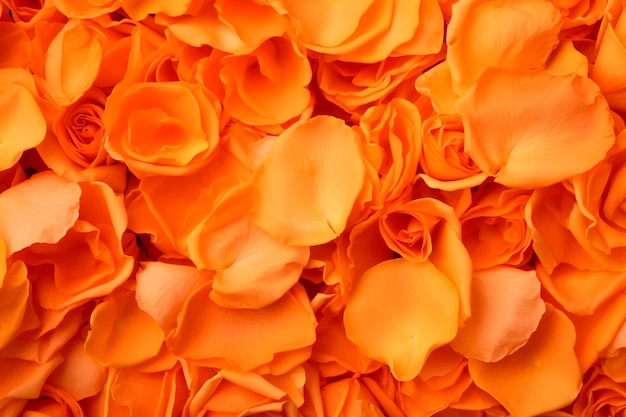 fundo de rosas laranja