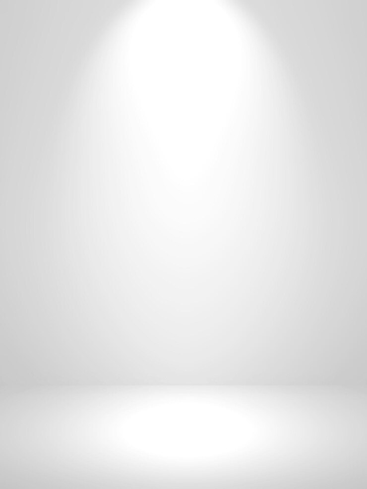 Foto fundo de sala de estúdio branco liso abstrato usado para exibição de produtos, banner, modelo