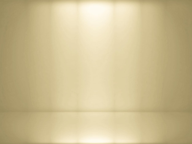 Foto fundo de sala de estúdio marrom claro liso abstrato usado para modelo de banner de exibição de produto