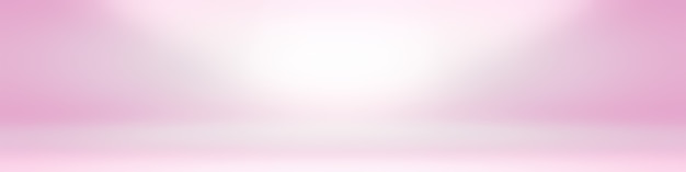 Fundo de sala de estúdio rosa claro suave e vazio abstrato uso como montagem para displaybannertemp de produto...