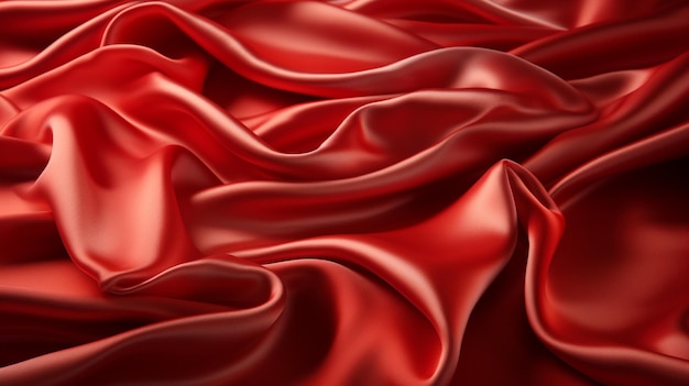 fundo de seda vermelho abstrato HD 8K papel de parede Banco de Imagem Fotográfica
