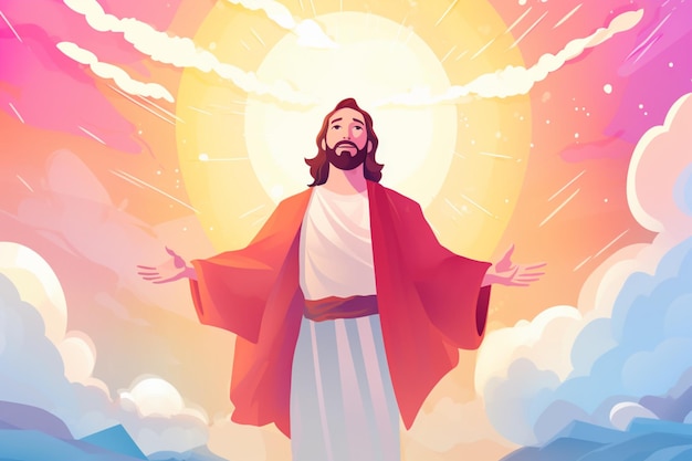 Fundo de sexta-feira com jesus cristo