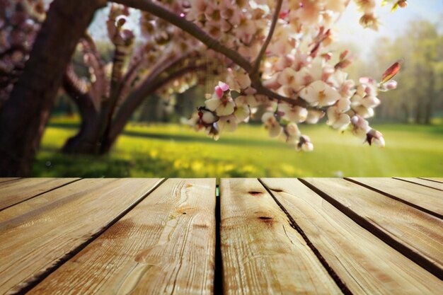 Foto fundo de sol de primavera com espaço em branco para sobreposição de texto