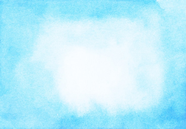 Fundo de superfície aquarela azul claro
