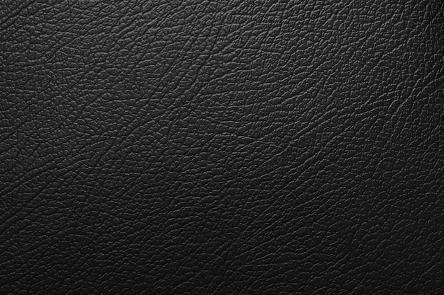 Fundo de superfície de textura de couro preto luxuoso