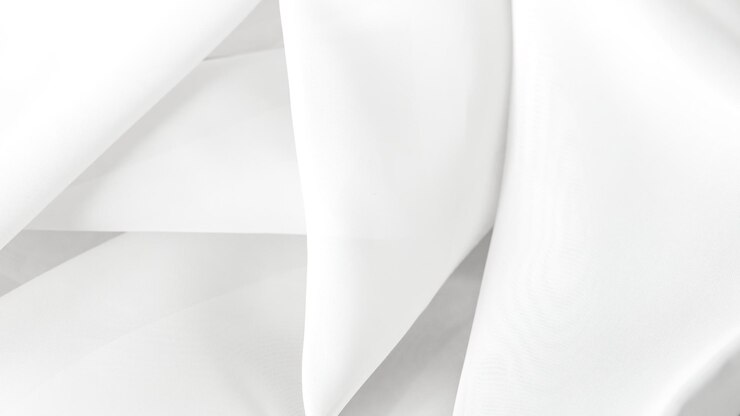 Foto fundo de tecido branco elegante com linhas delicadas perfeito para vários usos de design