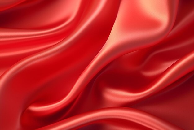 Foto fundo de tecido de luxo vermelho inteligência artificial gerativa