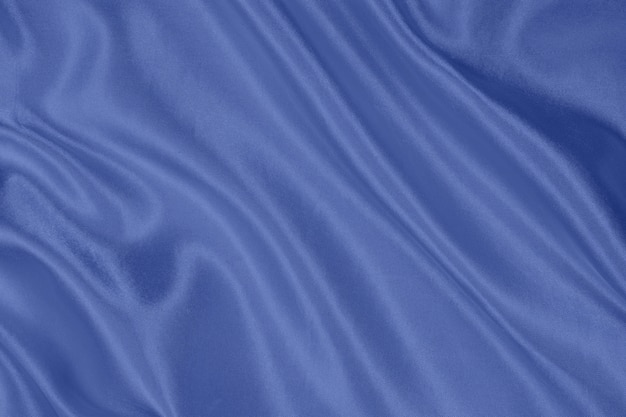 Fundo de tecido de seda azul luxuoso