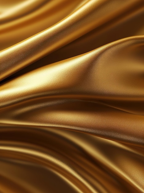 Fundo de tecido dourado com um pano dourado.