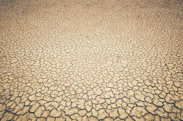 Fundo de terra seca e rachada