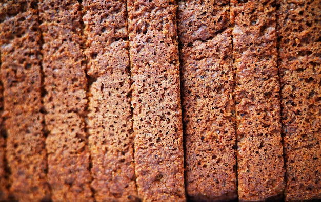 Fundo de textura closeup de pão integral