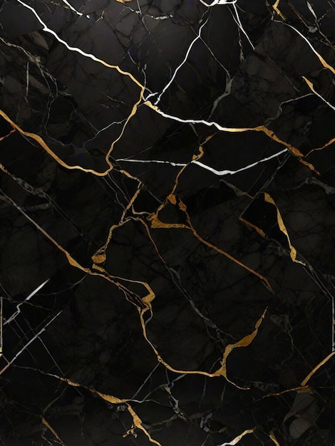 Fundo de textura com padrão de mármore preto