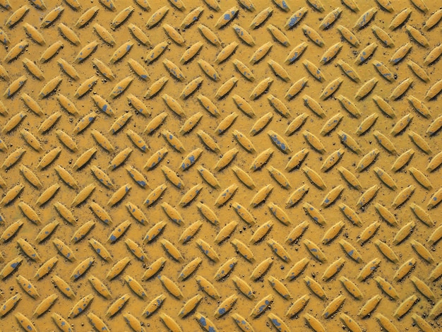 Fundo de textura de aço amarelo