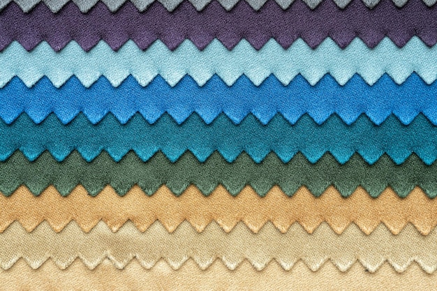 Fundo de textura de amostras de cores de tecido