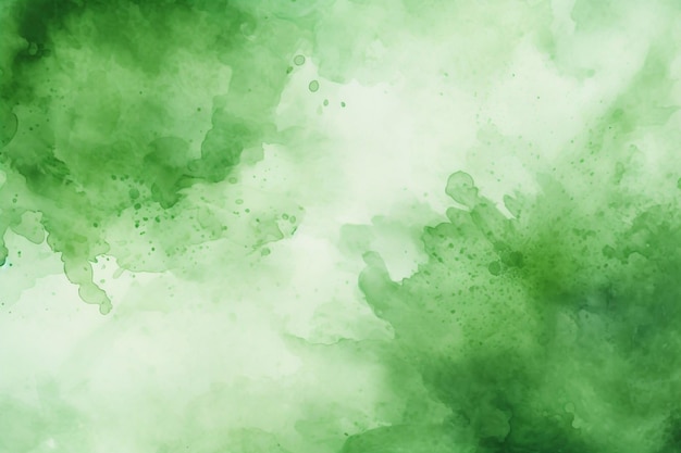 Fundo de textura de aquarela abstrata verde