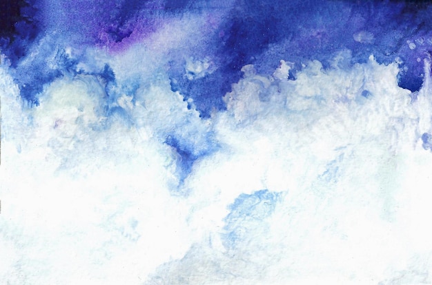 Fundo de textura de aquarela azul