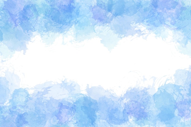 Fundo de textura de aquarela azul