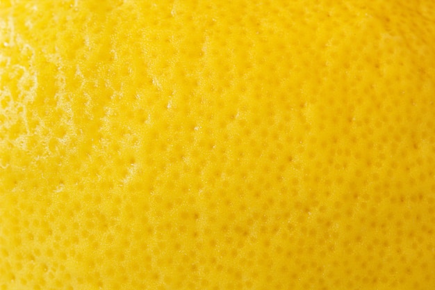 Fundo de textura de casca de limão amarelo