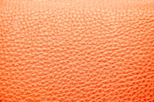 Fundo de textura de couro laranja.