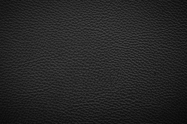 Foto fundo de textura de couro preto luxuoso