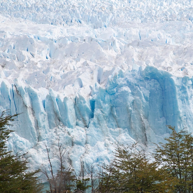 Foto fundo de textura de gelo paisagem de gelo glacial na patagônia argentina