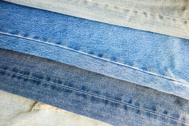 Fundo de textura de jeans azul