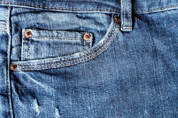 Fundo de textura de jeans azul