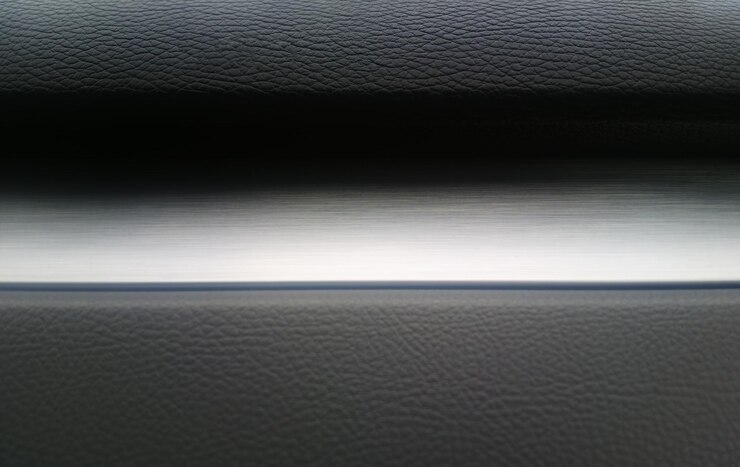 Foto fundo de textura de linha horizontal preto e branco