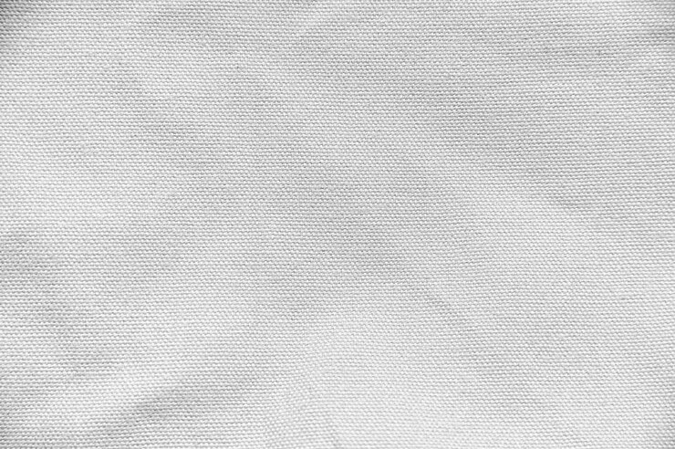 Foto fundo de textura de lona de tecido de algodão branco