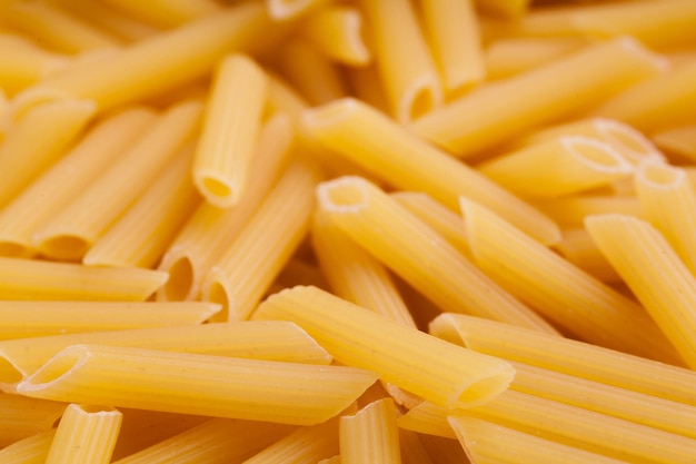 Fundo de textura de macarrão Penne