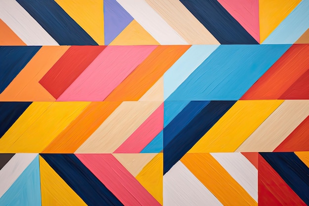 Fundo de textura de madeira colorida Close up de fundo de textura de madeira colorida Um impressionante padrão geométrico abstrato composto por linhas que se cruzam AI gerado