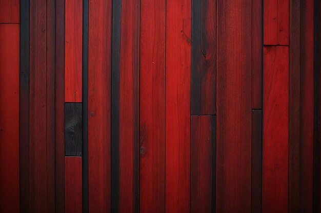 Foto fundo de textura de madeira preto e vermelho