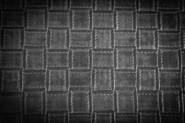 Fundo de textura de material de couro preto