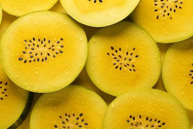 fundo de textura de melancia amarela