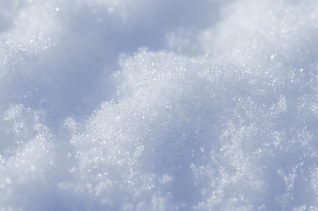 Fundo de textura de neve Textura de neve fresca Fundo de neve natural