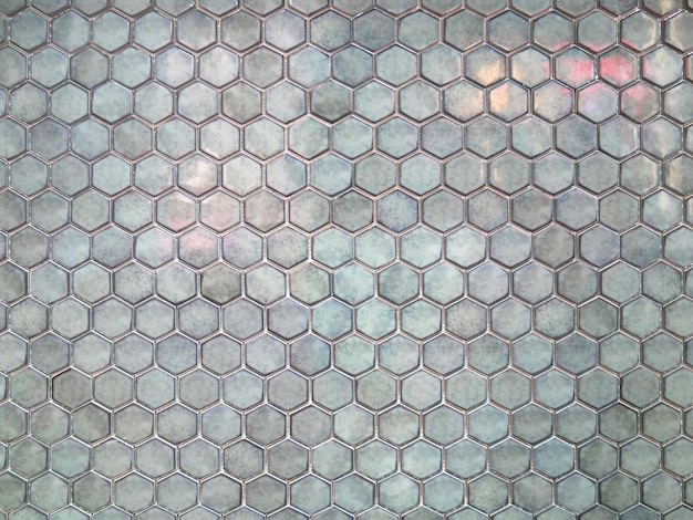 Fundo de textura de padrão de azulejos hexagonais