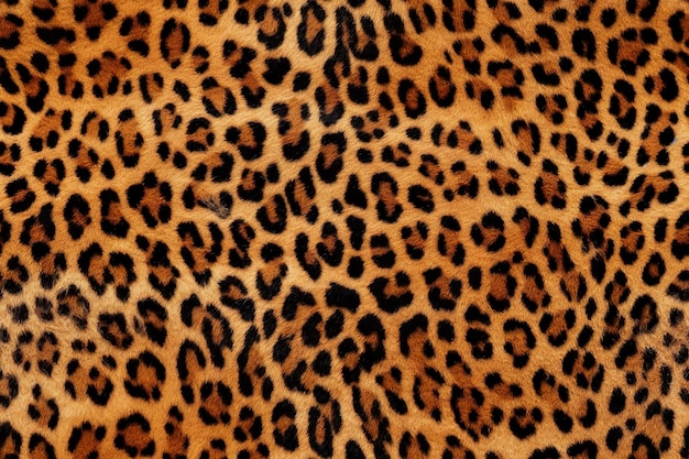 Fundo de textura de padrão sem emenda de leopardo