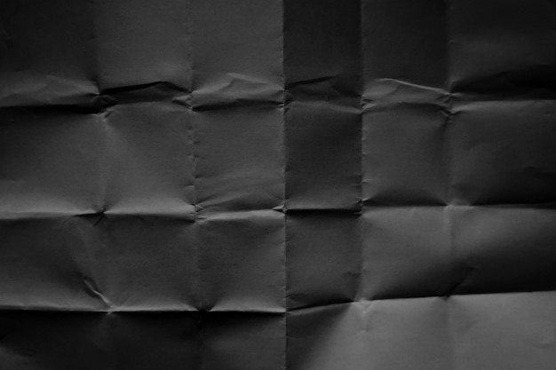 Fundo de textura de papel dobrado preto