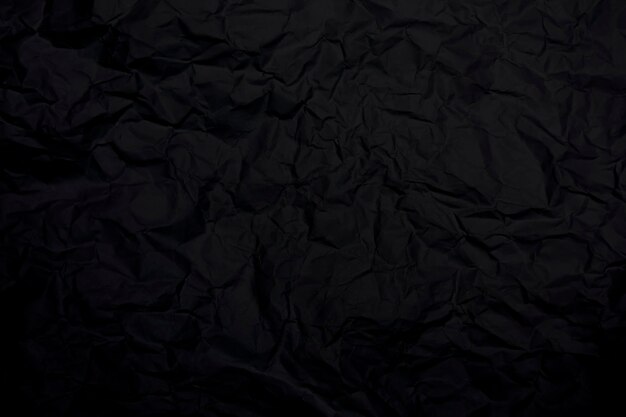 Foto fundo de textura de papel esfarrapado preto fundo de texura de papel enrugado preto fondo de texturas de tecido enrugadas pretas fundo de tecidos enrugados pretos